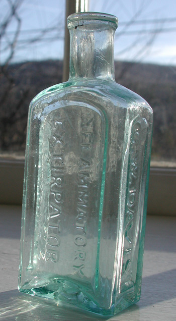 pontiled quack medicine bottle bitters antique