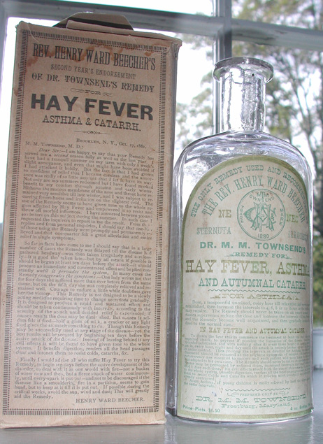 maryland patent antique medicne cure bottle
