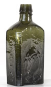 LONGLEYS “Great Western Indian” PANACEA Medicine Bottle -New England Glasshouse c. 1855
