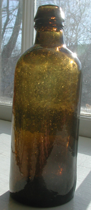 stoddard new england glass utility bottle