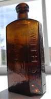 gilberts sarsaparilla bitters enosburg enosburhg vermont antique bottle