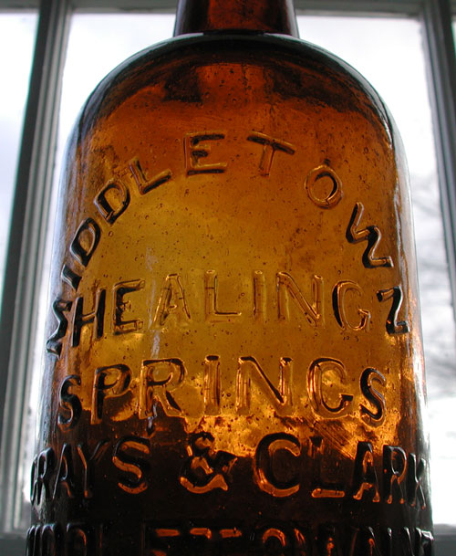 Antique Vermont mineral spring bottle