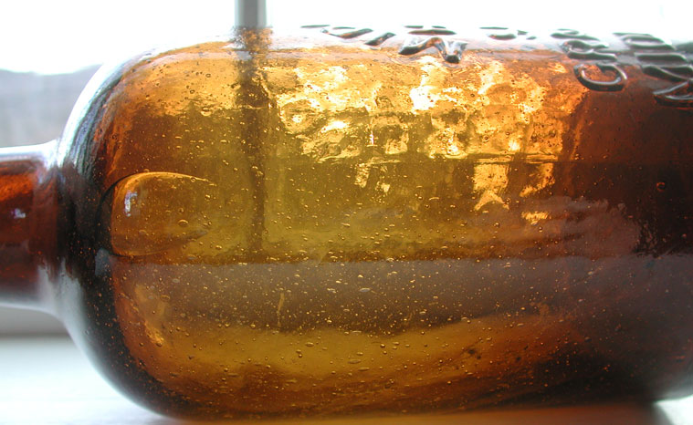 antique Vermont mineral spring bottle
