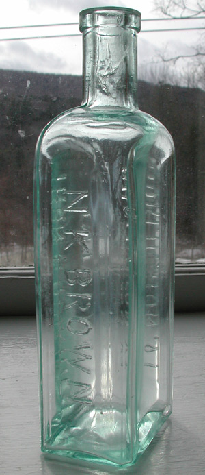 antique bitters bottle vermont rare