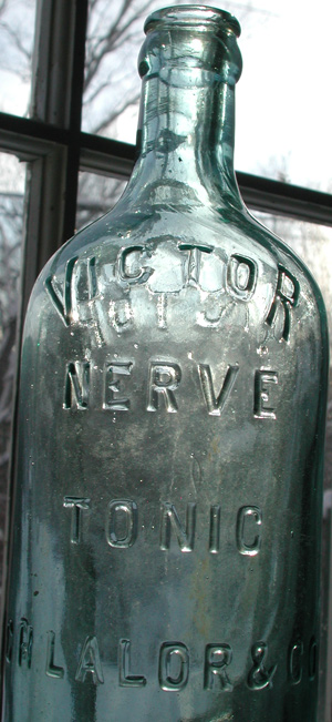 nerve tonic vermont rare antique medicine bottle